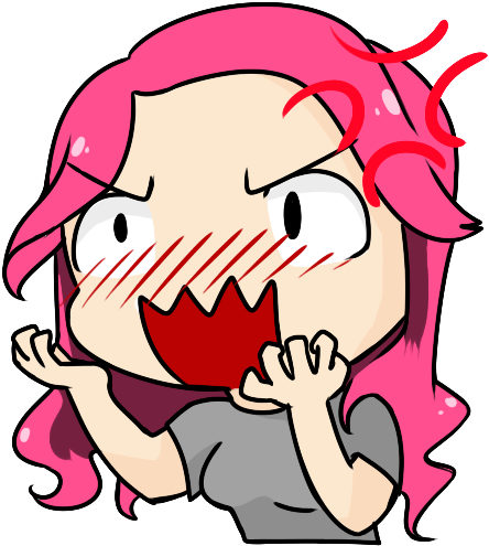 Shadowila Rage Transparent Emote By Reggitar On Deviantart - Anime Rage Transparent (500x500), Png Download