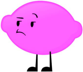 Pink Lemony (371x327), Png Download