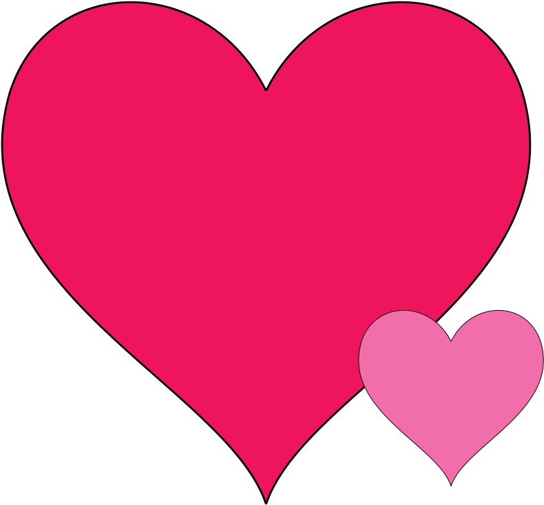 Double Hearts (800x800), Png Download