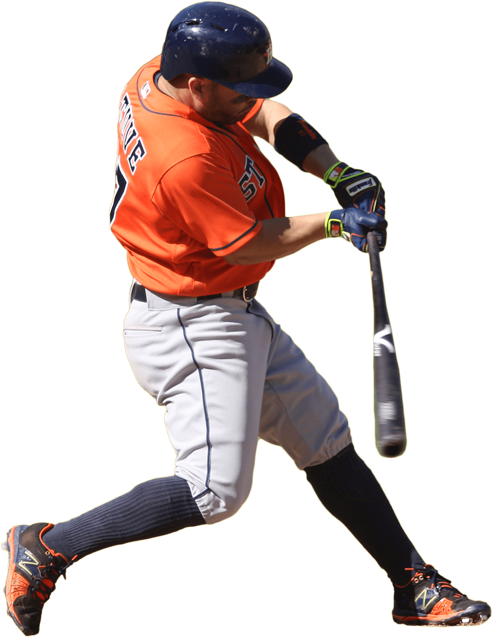 Houston Astros Player Transparent Png - Astros De Houston Png (1000x1293), Png Download