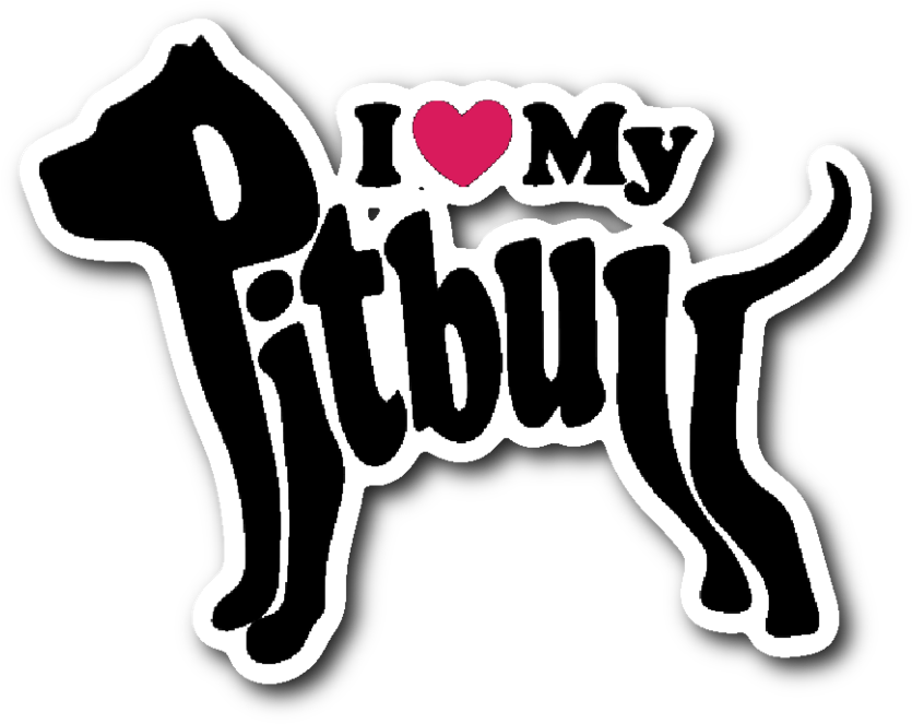 American Pit Bull Terrier Stickers (1024x1024), Png Download