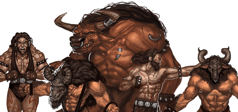 Rumbleslam Feral Den Raging Beasts - Mythology (800x378), Png Download