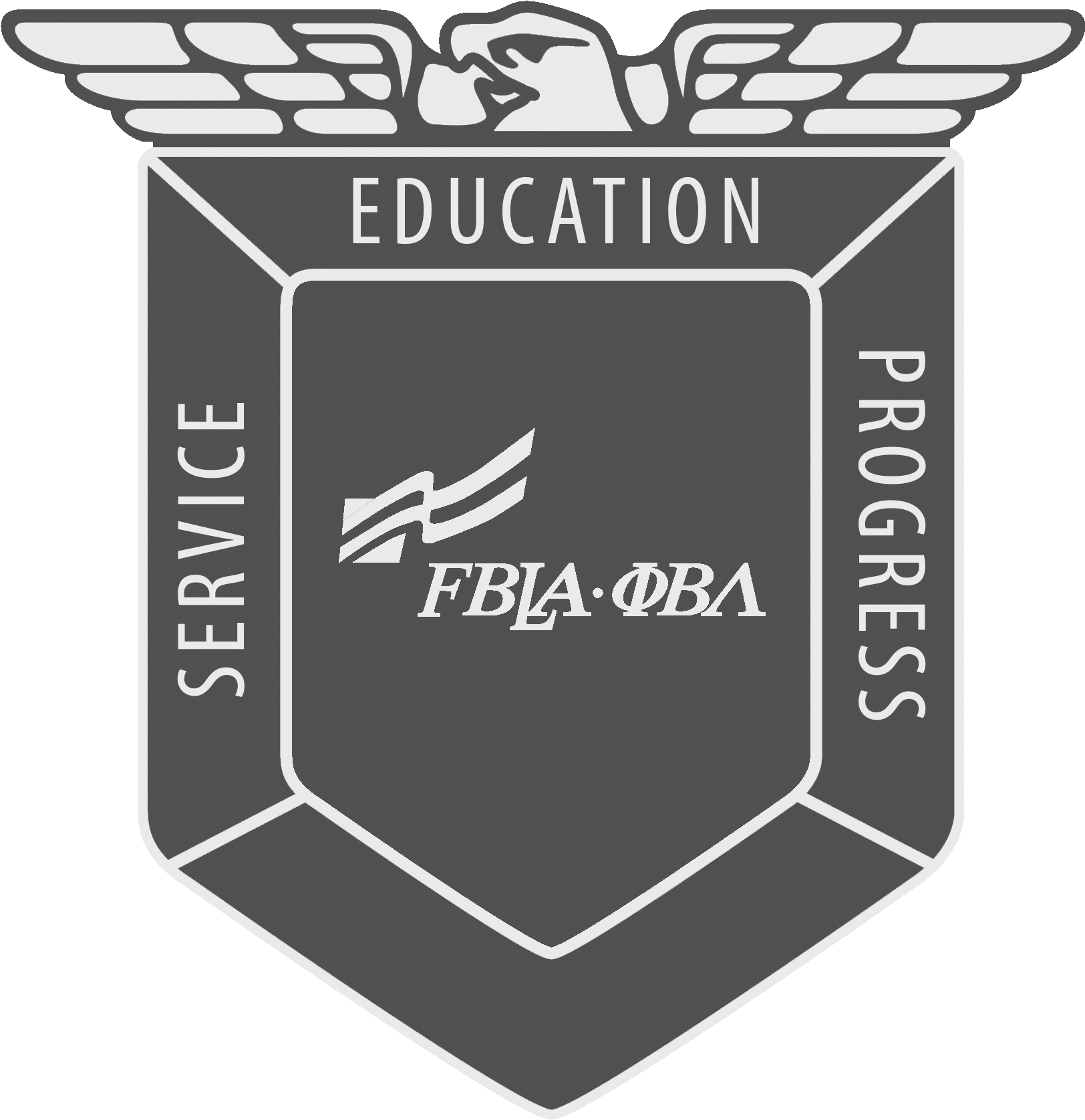 Grayscale - Fbla 2018 Logo (1632x1688), Png Download