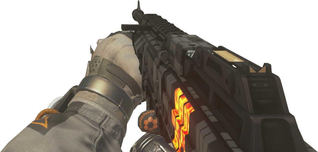 Asm1 Iii Camouflage Aw - Call Of Duty (1063x515), Png Download