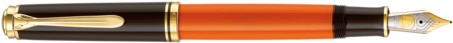 Se Souverän M800 Burnt Orange Fountain Pen Ef - Pelikan Special Edition Souveran M800 Burnt Orange (480x480), Png Download