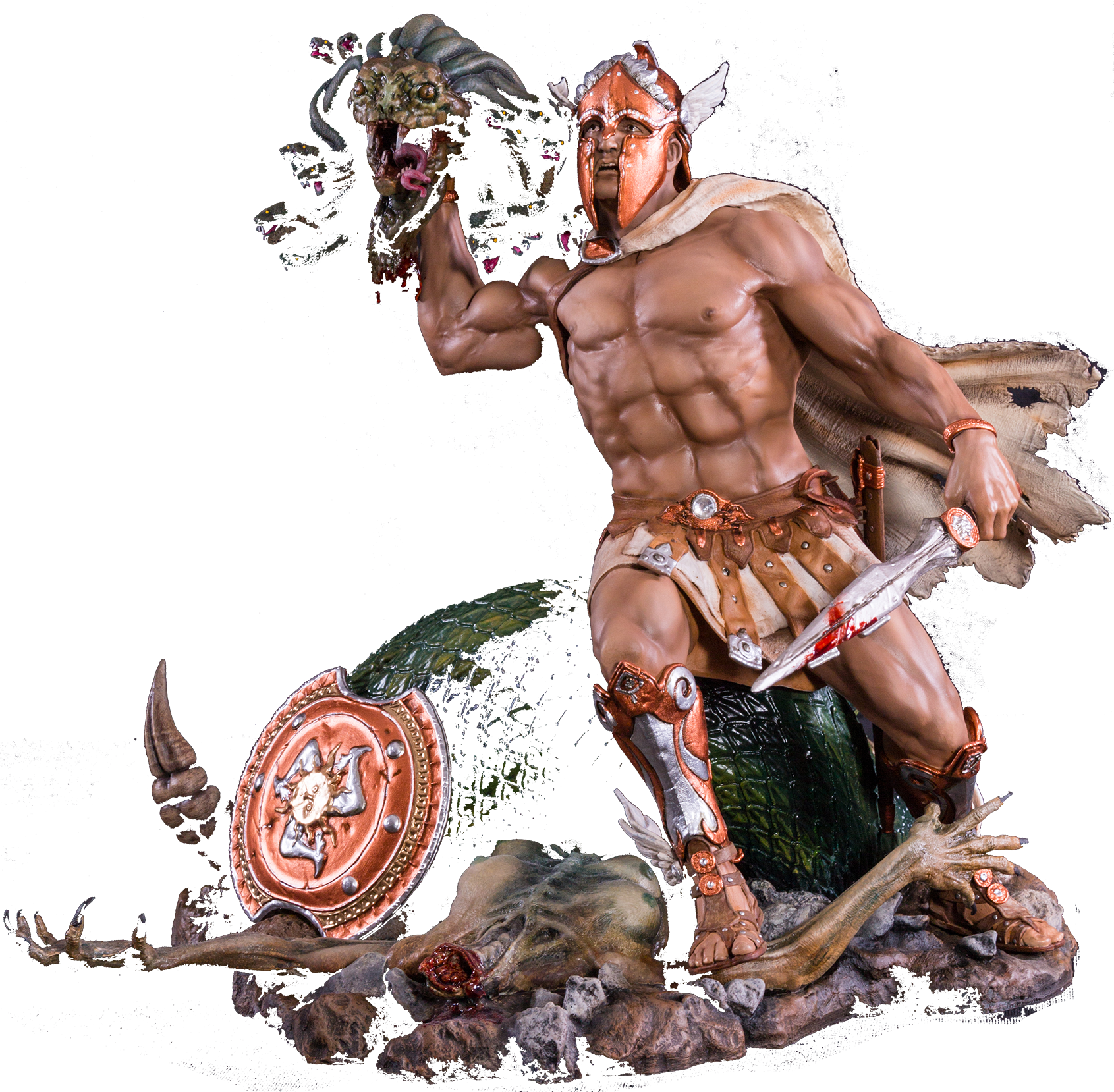This Product Ships In One Box - Perseus Vs Medusa 1:6 Scale Statue Figure From Arh (1691x1658), Png Download