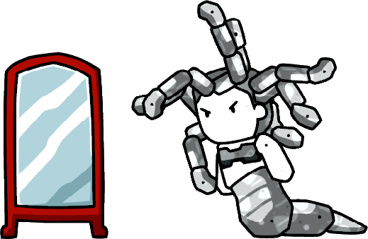 Medusa Clipart Transparent - Scribblenauts Mirror (519x338), Png Download