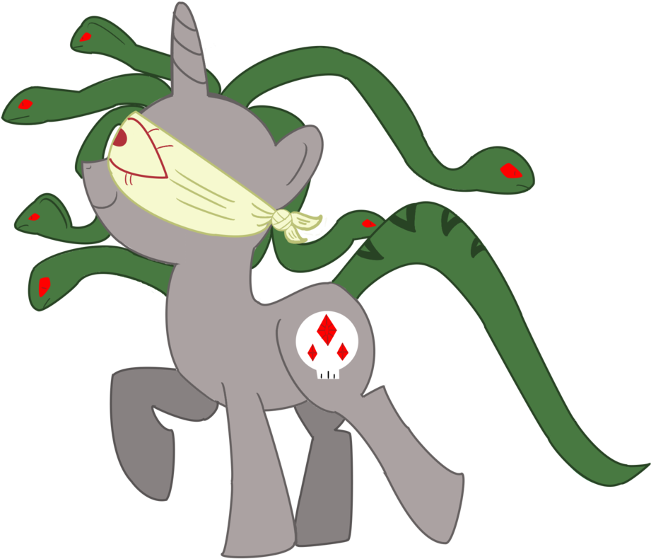 Riygan, Blindfold, Medusa, Oc, Oc Only, Oc - Medusa Transparent Background (1280x800), Png Download