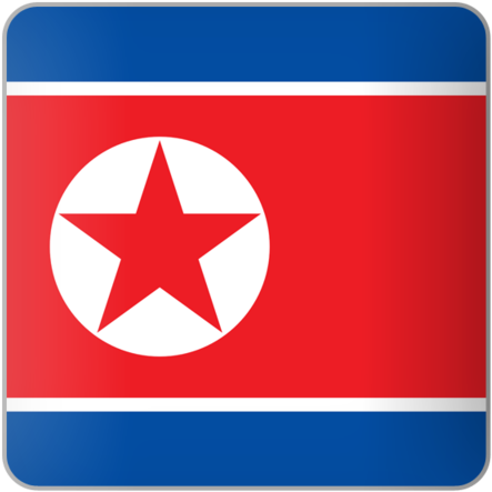 South Korea Deploys Anti Piracy Warship After Hijack - North Korea Flag Icon (640x480), Png Download