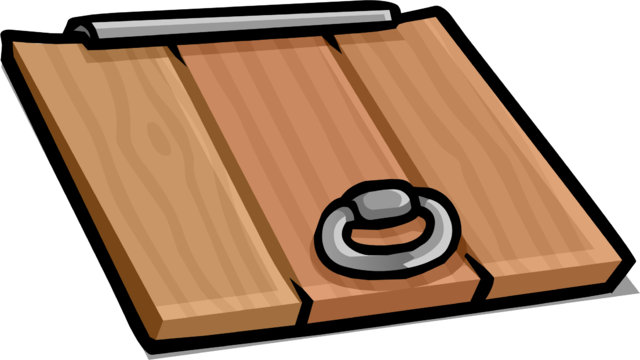 Trap Door Sprite 003 - Plywood (640x360), Png Download