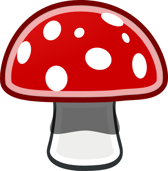 Mushroom Cartoon (588x599), Png Download
