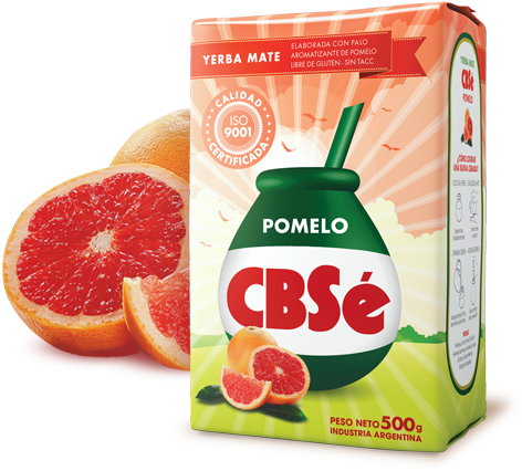 Grapefruit Flavored - Yerba Mate Cbse Pomelo (484x425), Png Download