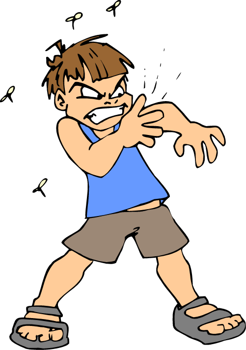 Itchy Arm Clipart Clipart Kid - Mosquito Bite Clipart (501x713), Png Download
