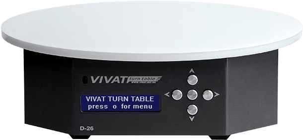 Vivat Turn Table - Vivat Turn Table Professional 360 Product Photography (650x334), Png Download