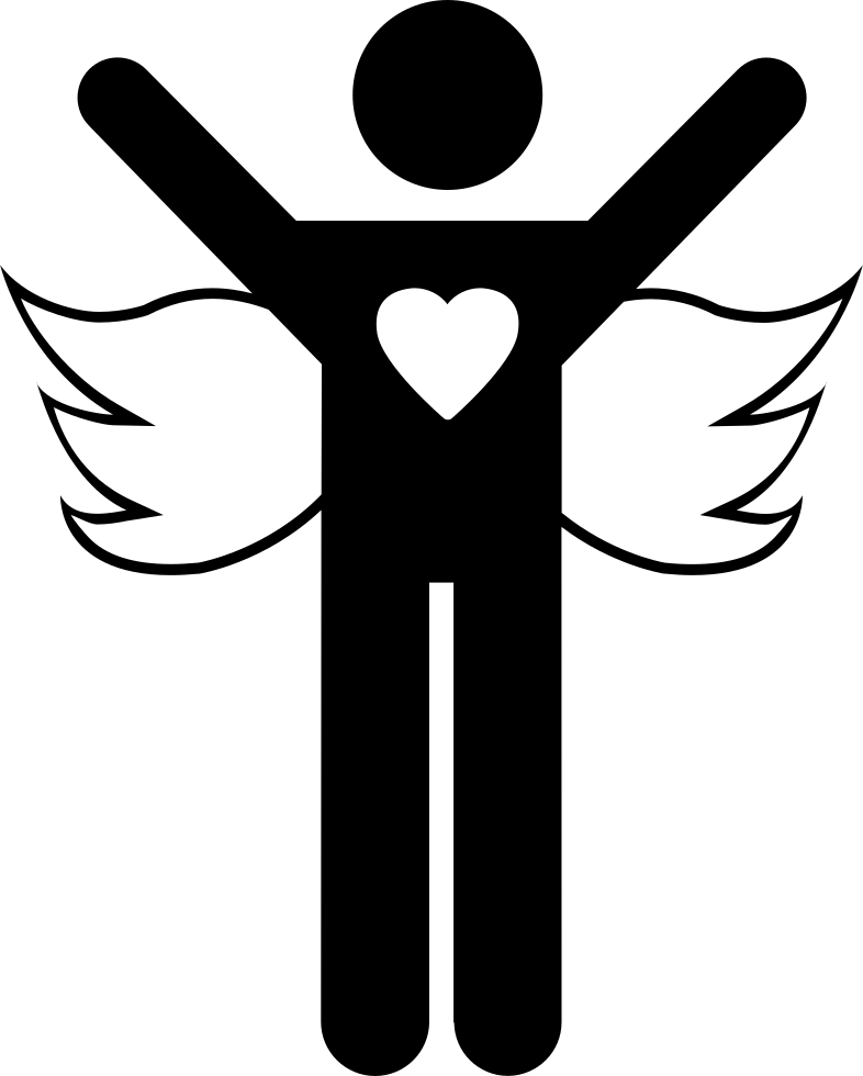 Angel With Open Arms Comments - Icon Love Angel (786x980), Png Download