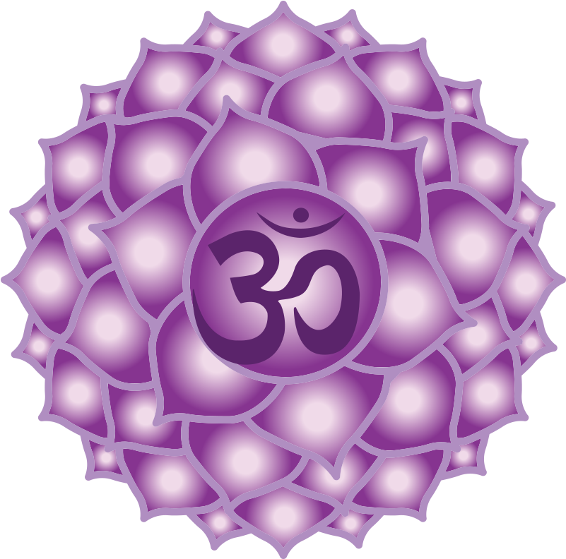 Crown Chakra Symbol - 1000 Petal Lotus Tattoo (800x800), Png Download