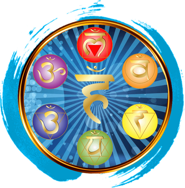 The Symbols Are Of The 7 Major Chakras - Enso Black For Sites Square Sticker 3" X 3" (763x775), Png Download
