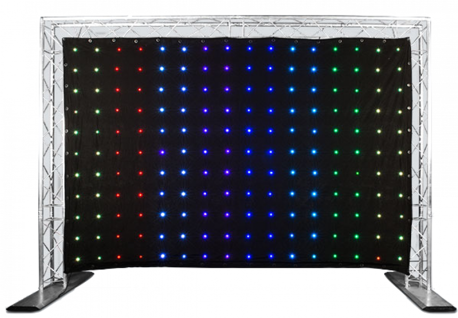 Chauvet Dj Motiondrape Led - Led-backlit Lcd Display (1500x650), Png Download