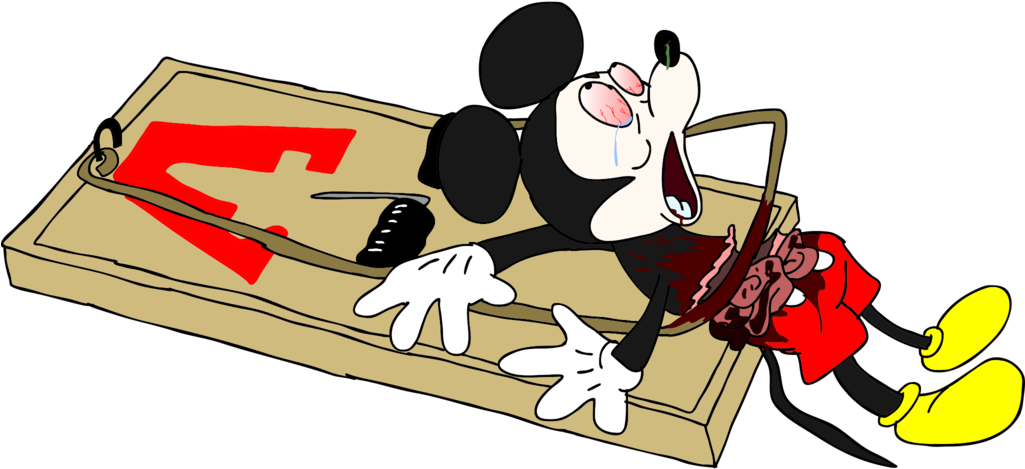 Dead Mouse - Dead Mickey Mouse Png (1024x576), Png Download