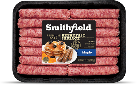 Breakfast Sausage - Smithfield Maple Sausage Links (620x450), Png Download
