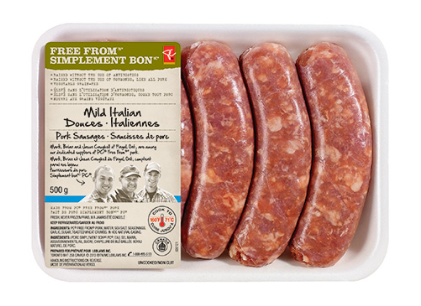 Pc Free From Mild Italian Pork Sausages - President's Choice Italian Sausage (420x420), Png Download
