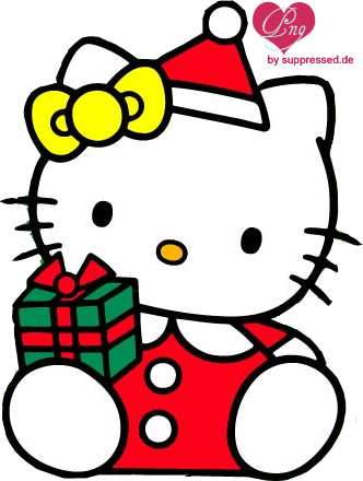 Pngs De Hello Kitty - Hello Kitty Christmas (332x440), Png Download