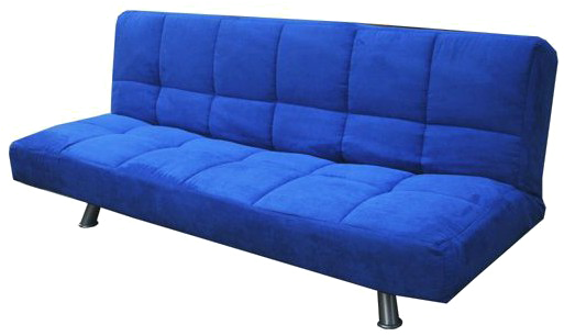 Futon Png Transparent Image - Walmart Blue Futon (527x319), Png Download
