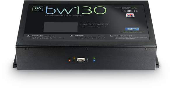 Beam Bw130 Bus Wi-fi System - Bus (650x324), Png Download