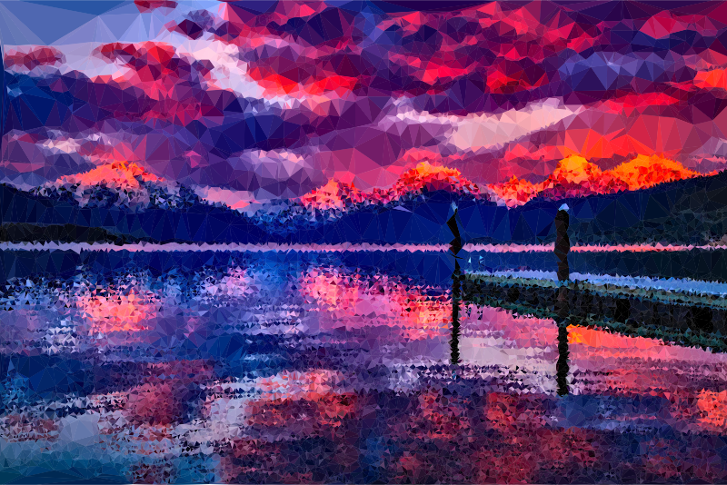 Lake Mcdonald Montana Clipart Lake Mcdonald, Montana - Lake Mcdonald (800x534), Png Download
