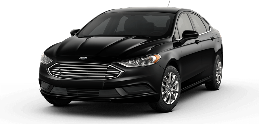 2018 Ford Fusion - 2018 Ford Fusion Black (900x450), Png Download
