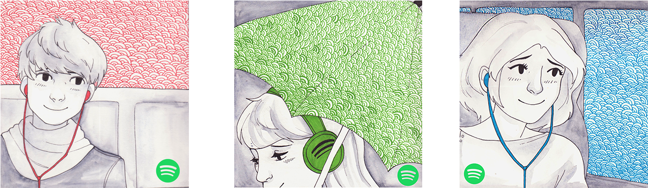 This Is A Big Collection Of Illustrations I've Done (1400x500), Png Download