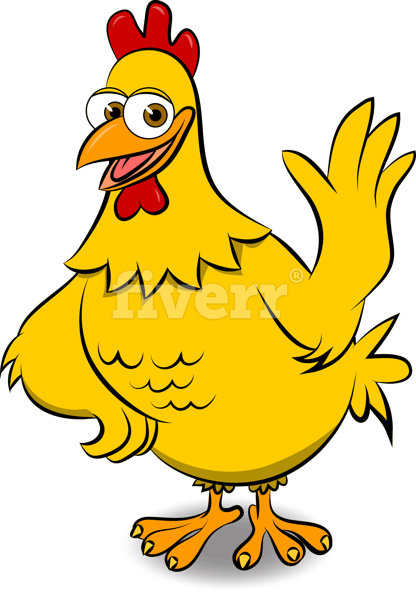 Rooster (1443x2054), Png Download