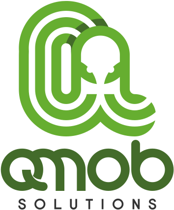 Qmob Solutions - Emblem (1363x466), Png Download