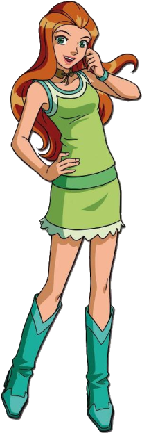 File History - Totally Spies Sam (265x657), Png Download