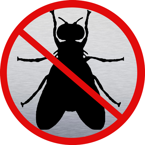 Contra Mosca (500x500), Png Download