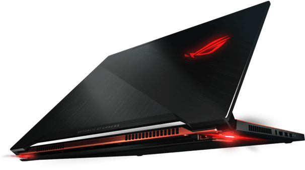 Rog Zephyrus-adobotech - Asus Rog Zephyrus Gx501 Png (620x365), Png Download