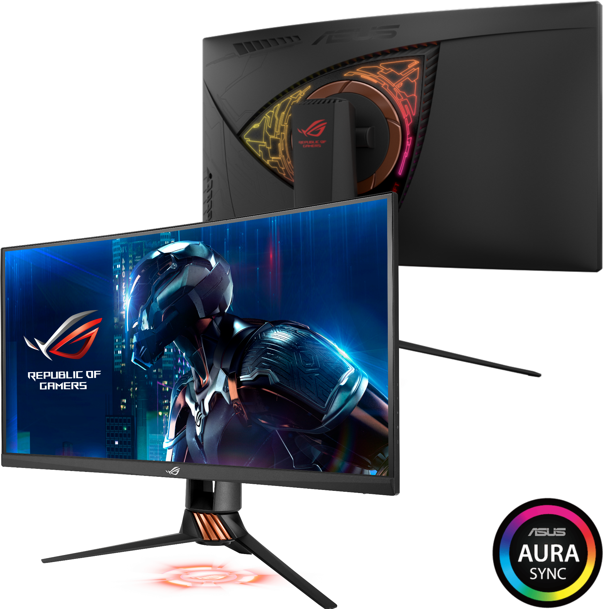 The New Asus Rog Swift Pg27vq - 27 Led Asus Pg27vq (2000x2000), Png Download