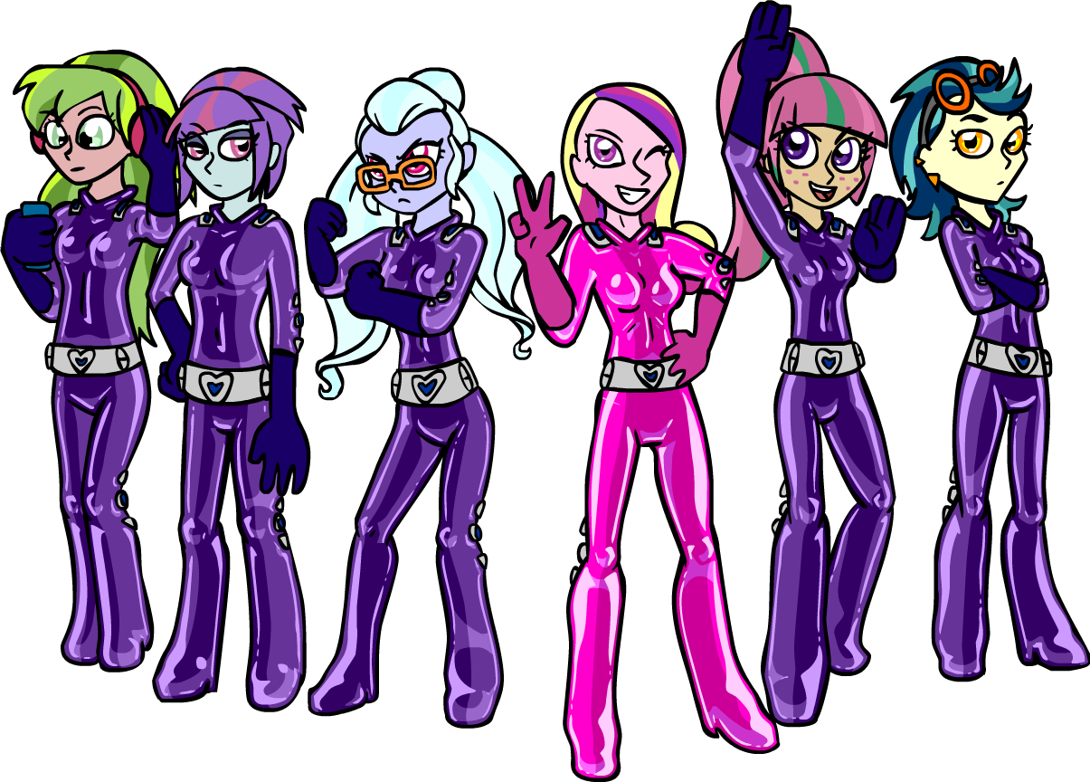 Equestria Girls, Indigo Zap, Latex, Lemon Zest, Princess - Totally Spies Equestria Girls (1205x864), Png Download