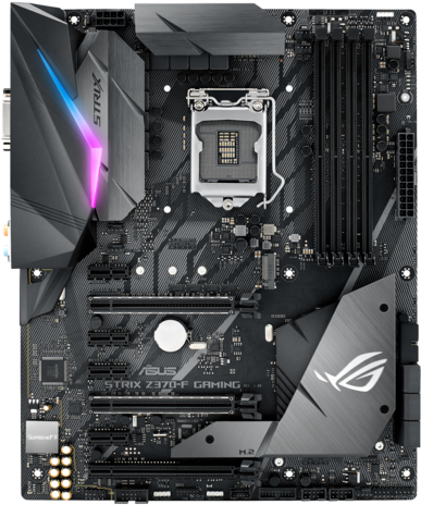 The Rog Strix Z370 F Gaming Features 5 Way Optimization, - Asus Strix Z370 F Gaming (480x543), Png Download