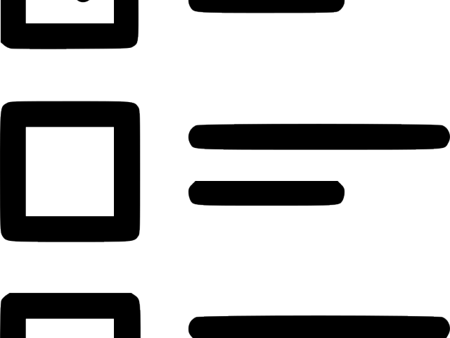 Icons Clipart Checklist - Icon (640x480), Png Download