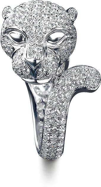 Shimansky Untamed Panther Rings - Ring (800x800), Png Download