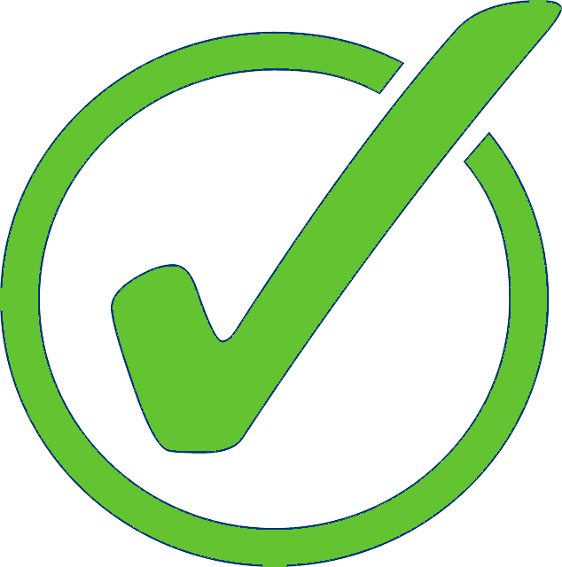 Green Tick Circle Png (634x640), Png Download