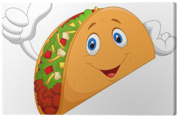Taco Cartoon (400x400), Png Download