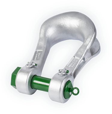 The Green Pin Power Sling® Shackle Offers A Surge In - Green Pin Sling Shackle (392x416), Png Download