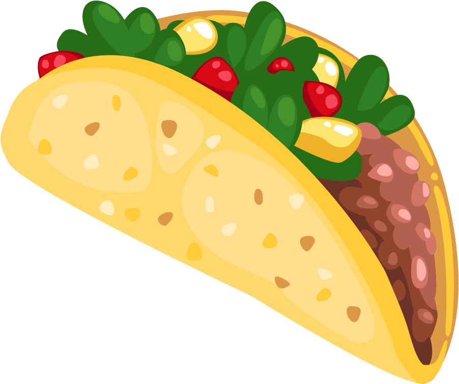 Cartoon Taco Clip Art 3 Clipartcow - Clip Art (1000x885), Png Download
