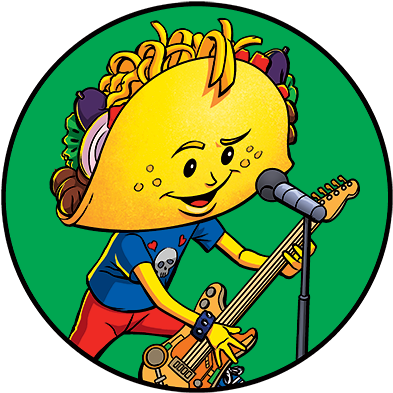 Punk Taco - Taco Punk (400x405), Png Download