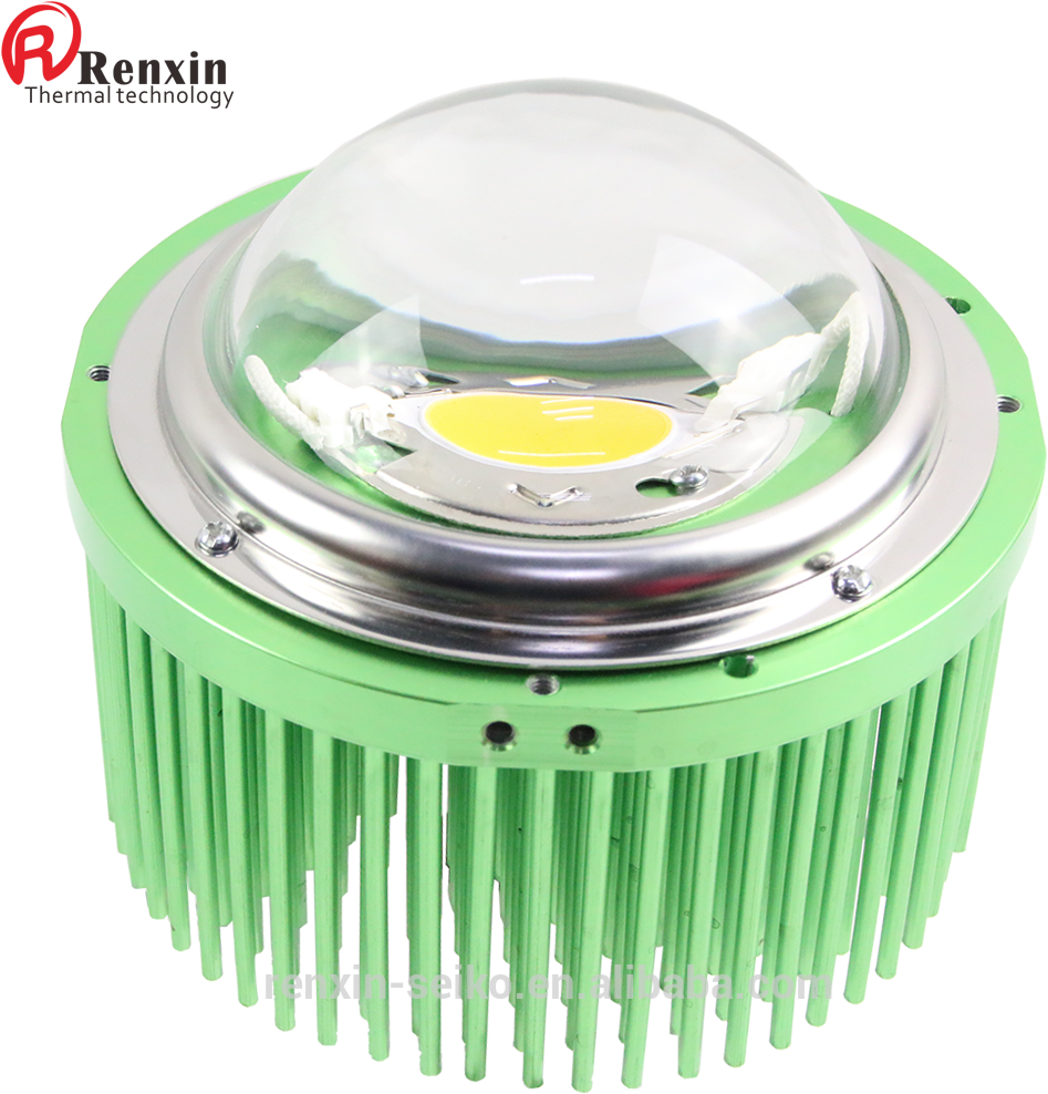 Green Anodized 133mm Led Pin Heatsink - Heat Sink (1000x1000), Png Download