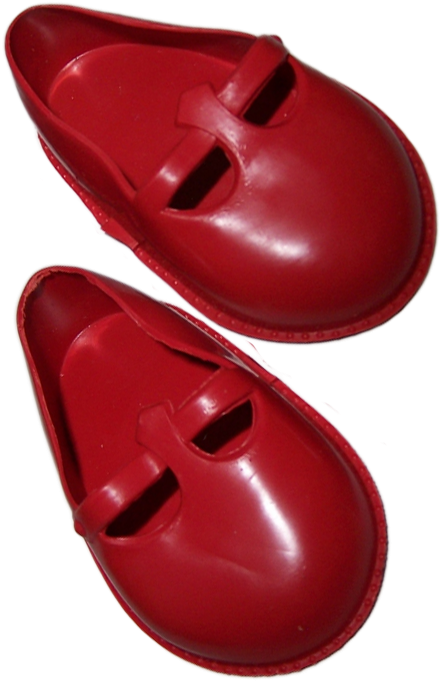 New Old Stock 1950's Cinderella Red Debutante Shoes - Sandal (440x775), Png Download