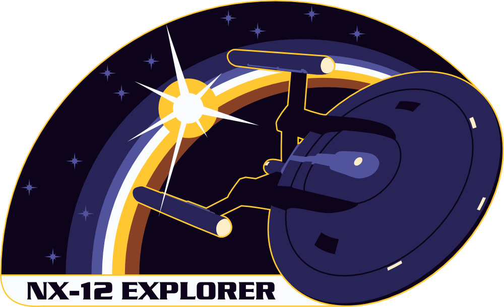 Explorer Clipart Compass Star - Star Trek (1000x611), Png Download