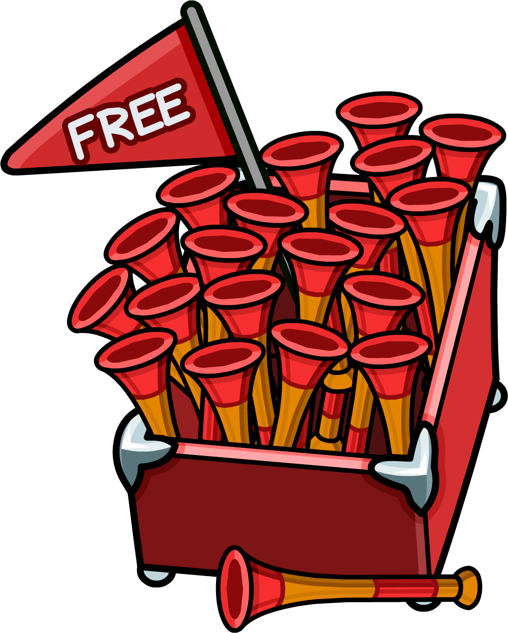 Penguin Cup Forest Hot Sauce Vuvuzela Stand - Forest (990x1234), Png Download